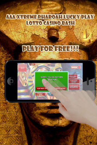 Aces Xtreme Pharaoh Lucky Scratch Lotto Casino Bash screenshot 4