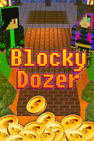 Blocky Dozer - 8-Bit Coin and Skins Mine Mini Game: Pocket Edition screenshot 3