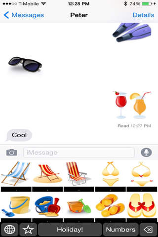 Travel and Holiday Keyboard Stickers: Share your Holiday Fun Icons on Message and More screenshot 3