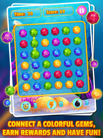 【免費遊戲App】Gems & Jewels Matching Puzzle Game II-APP點子