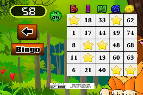 Play Bingo in Jungle Free Vegas Casino & Card Battle Video Tournament screenshot 2