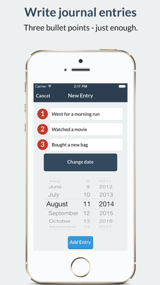 Simple Journal: A minimalist microblog app to reflect and improve conversational repertoire