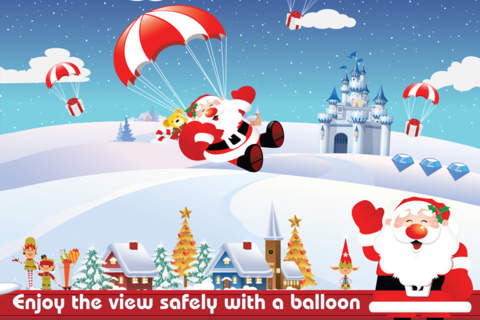 Santa's Frozen Journey: Collect Crystals And Presents With Elves, Penguins and Raindeers Bouncing Over Everest screenshot 3