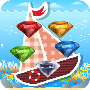 Sea Diamond - Crazy diamond stars pop crush game LOGO-APP點子