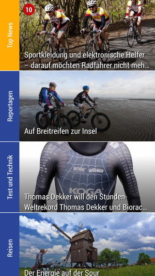 Bike News - ist die umfassendste und aktuellste Nachrichten-App zum Thema Radfahren.