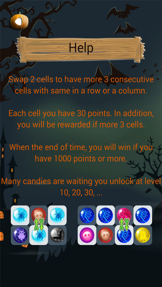 【免費遊戲App】Candy Halloween FREE-APP點子