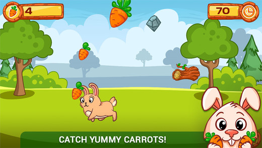 【免費遊戲App】Carrot Rain For Bunny-APP點子