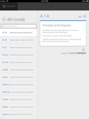 【免費教育App】Missouri Learning Standards-APP點子