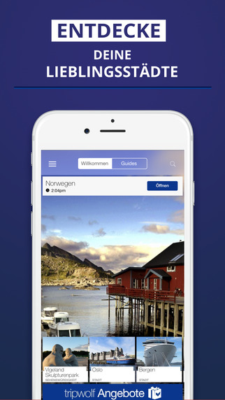 Norwegen - dein Reiseführer mit Offline Karte von tripwolf Guide für Sehenswürdigkeiten Touren und H