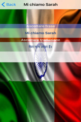 Frasi Italia India - Italiano Hindi Voce Frase Audio screenshot 4