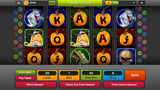 【免費遊戲App】Halloween Party Slots : Free Casino Slot Machine Game with Bonus and Jackpot-APP點子