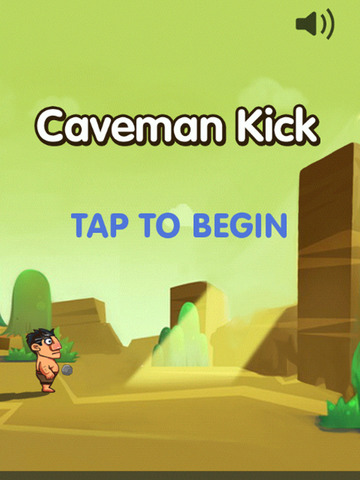 【免費遊戲App】Caveman Kick-APP點子