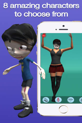 Pocket Me 3D - Avatar Creator with Vines screenshot 2