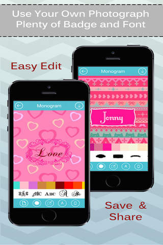 Monogram Made Easy - Wallpaper and Background DIY Maker with Custom Themes screenshot 4