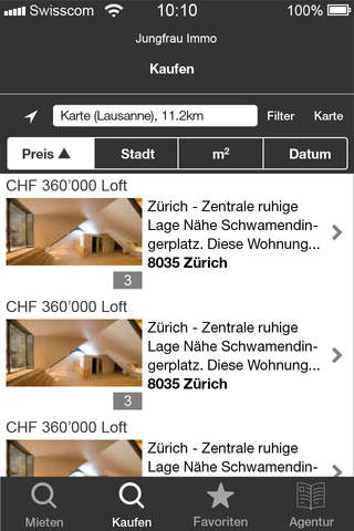 Jungfrau Immo screenshot 3