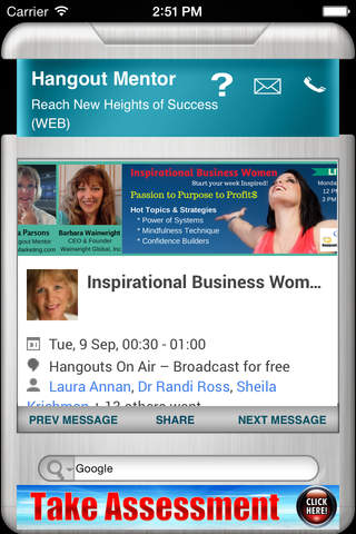 Hangout Mentor App screenshot 3