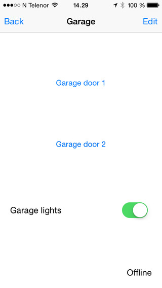 Garage Door Opener for iTach