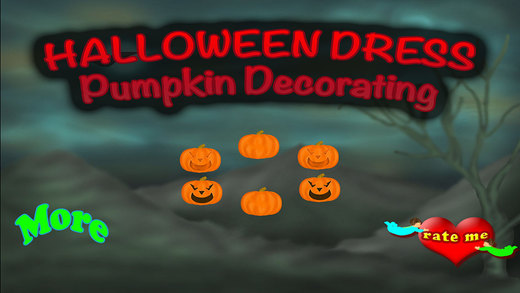 Halloween Scary Pumpkin Decorate - Design your Pumpkin