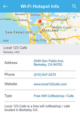 Berkeley Free Wi-Fi Hotspots screenshot 3