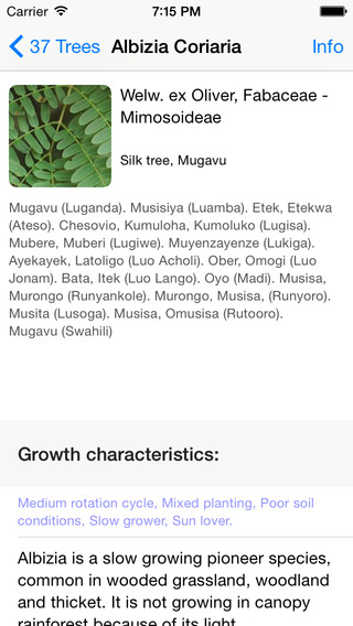 【免費書籍App】Useful Trees of East Africa-APP點子