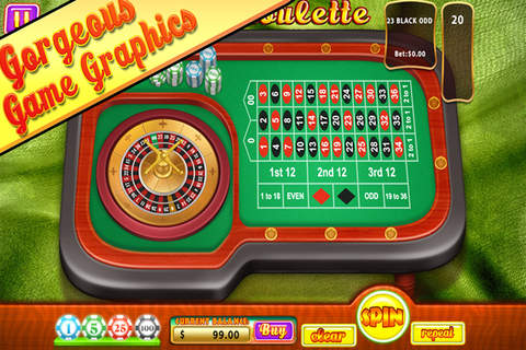 A Fun Roulette in Vegas - Classic Style screenshot 2