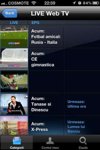 DolceTV for iPhone screenshot 2