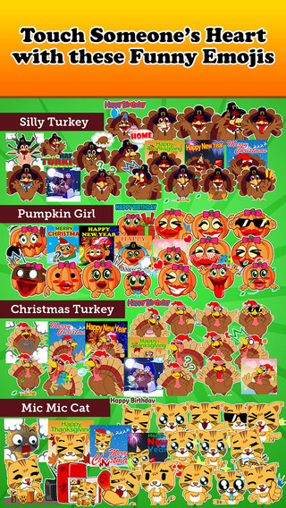 【免費娛樂App】Emoji Kingdom Free  - Christmas Turkey Emoticons-APP點子