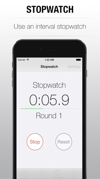 【免費健康App】Workout Timer - interval training tabata timer for wod and hiit workout of the day-APP點子