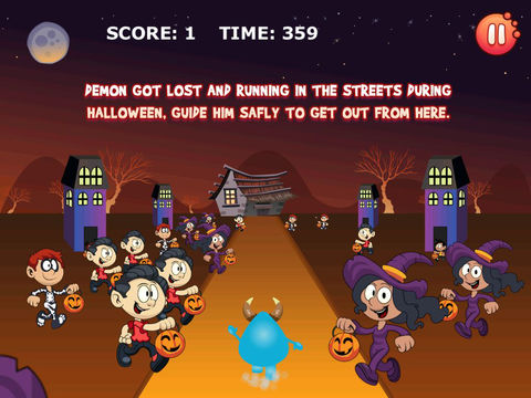 【免費遊戲App】Halloween Demon Run - Street Monster Rush- Pro-APP點子