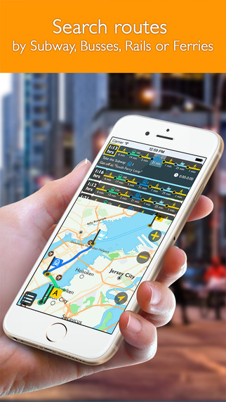 【免費交通運輸App】New York City offline map with public transport route planner for my journey-APP點子
