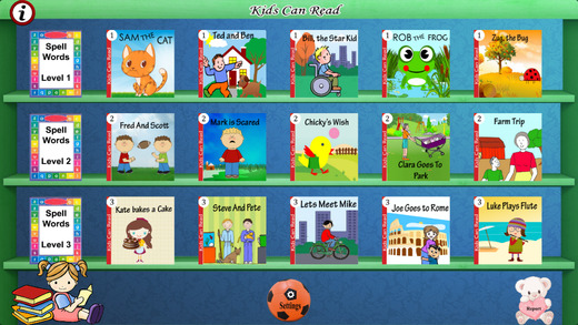 Lets Read with Phonics - Comprehensive Reading App for Kindergarten And First Grade Kids School Educ