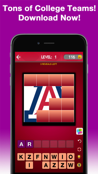 All Guess College Sports - Reveal Family Trivia Pics to Crack aa Word Logos Madness Quiz