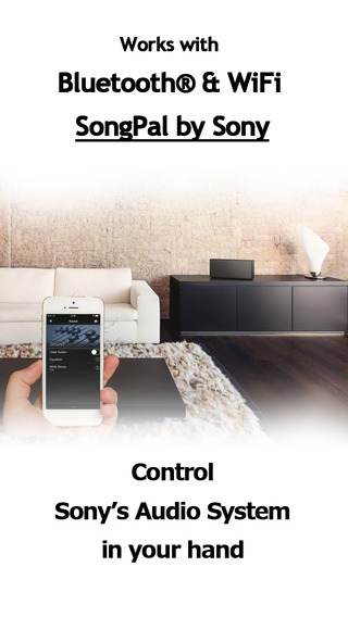 SongPal:Bluetooth® Wi-Fi Audio Control