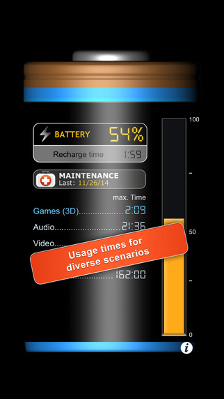 【免費工具App】iBattery Pro - Battery status and maintenance-APP點子