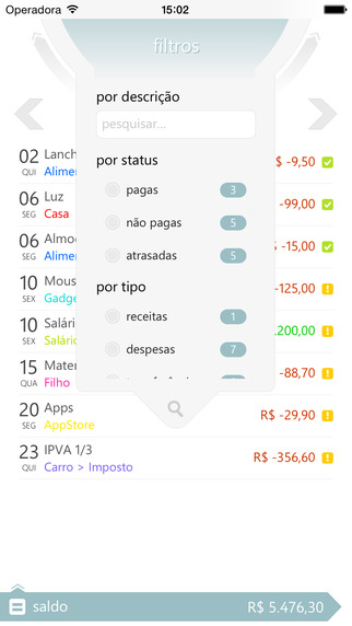 Captura de tela do iPhone 2