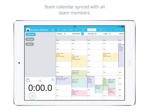 Sportlyzer Coach Diary - Training Calendar and Technique Video Analysis for Coaches