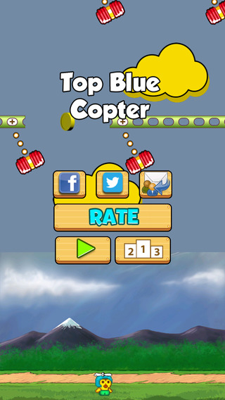 Top Blue Copter : Free Copter Best Arcade Game