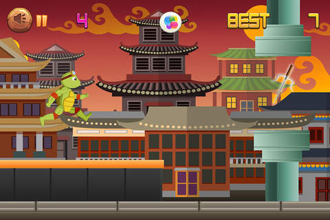 A Turtle Warrior Jump - Ninja Zombie on the Run for Glory Pro screenshot 3