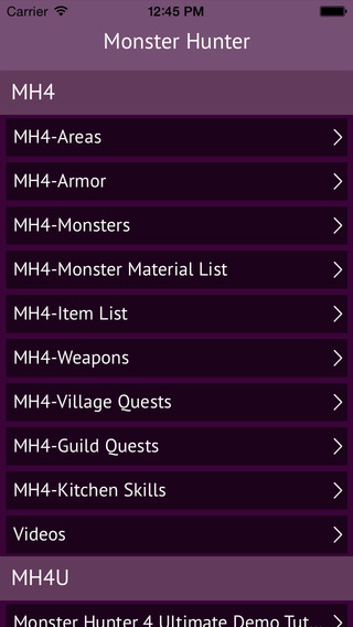 Guid for Monster HunterFan App - Wiki Guide Maps Monsters Weapons Armors Quests Walkthrough