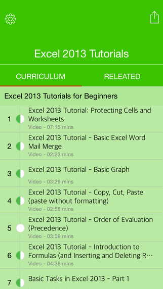 Full Course for Microsoft Excel 2013 in HD