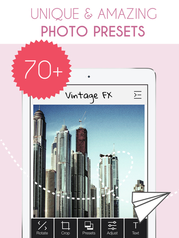 【免費攝影App】Vintage FX - Free Photo Editing & Texting App for Instagram, Facebook, Twitter-APP點子