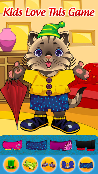 【免費遊戲App】My Best Little Kitty And Puppy Dress Up Game - The Virtual World For Kids Playtime Club Edition - Free App-APP點子