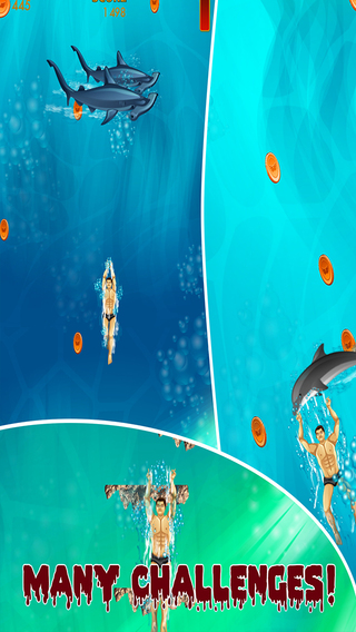 【免費遊戲App】`` Mega Dive with Shark by Night - Evolution game between hungry fish-APP點子