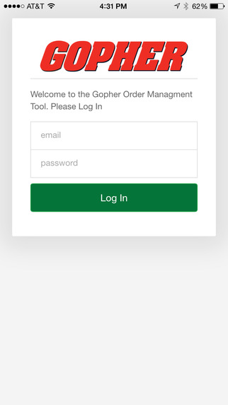 Gopher Order Manager
