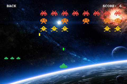 Arcade Defender : classic retro game with deep space shooting aliens screenshot 4