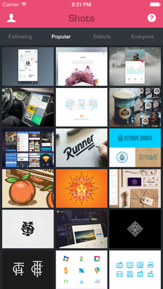 【免費娛樂App】Freeshot - Dribbble Client-APP點子
