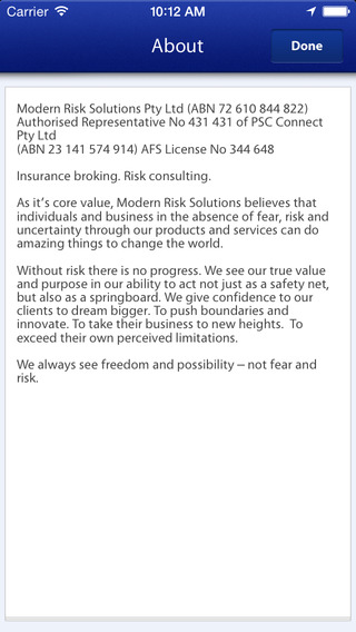 【免費生產應用App】Modern Risk Solutions: Incident Control & Risk Reporting-APP點子