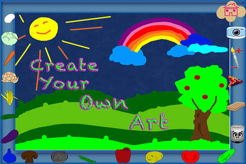 Vegetables Paint Magical Coloring Pages Game screenshot 2