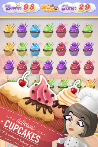 War of the Cupcakes - tasty sweet delicious crush cupcake saga in hollywood 2 in 3D screenshot 2