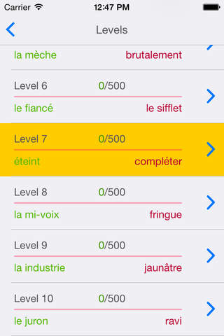 French Vocabulary - FREE screenshot 2